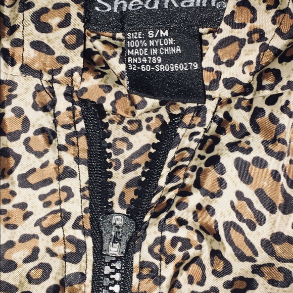 Leapord Print Rain Jacket - Picture 3 of 5